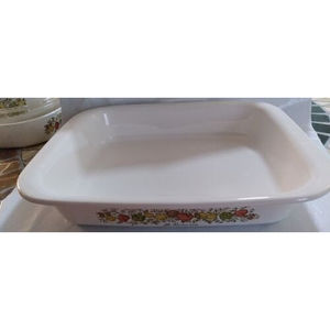 RETRO Corning Ware Spice of Life La Romarin Baking Roaster Lasagna Lasagne Pan
